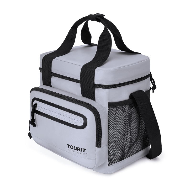 TOURIT Large Lunch Bag 14L Insulated Lunch Box Lunch Cooler for Men&Women Work, Gray - Image 1