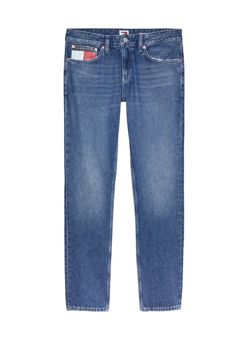 TOMMY JEANS Straight Fit Mid Wash Jeans