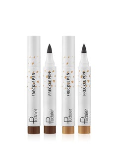 Marine Forest Freckle Pen 2 Colors Waterproof Lasting Natural Like Face Freckle Makeup Pen 2 Pcs 0.17 Fl Oz  - Image 1