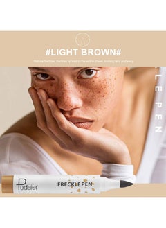 Marine Forest Freckle Pen 2 Colors Waterproof Lasting Natural Like Face Freckle Makeup Pen 2 Pcs 0.17 Fl Oz  - Image 2