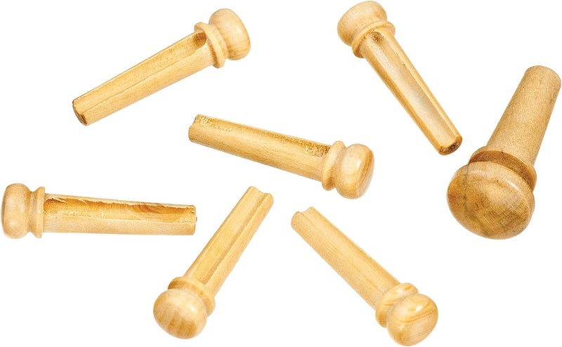 Planet Waves D'Addario Boxwood Bridge Pins with End Pin Set - Image 1