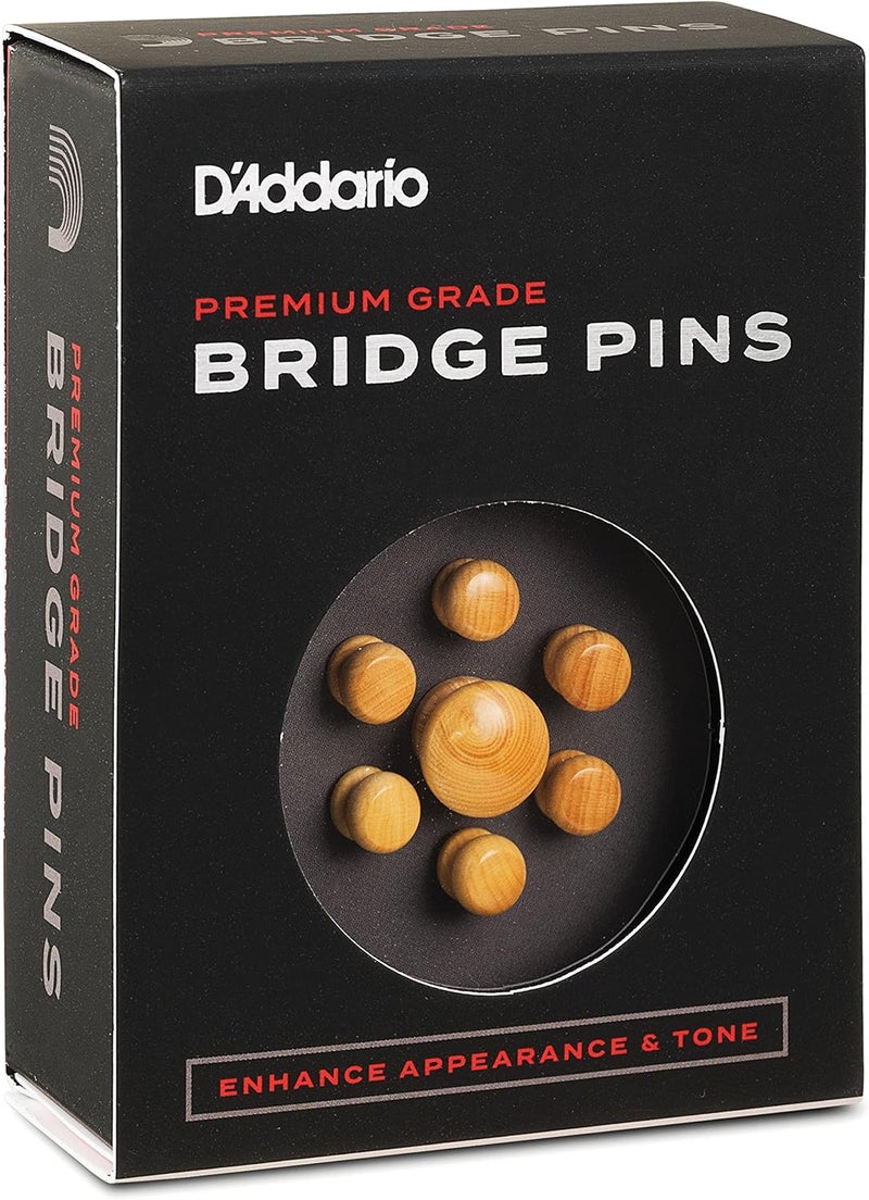 Planet Waves D'Addario Boxwood Bridge Pins with End Pin Set - Image 3