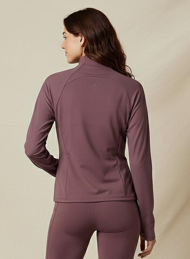 Splash Active Women Ribbed Cropped Jacket - Image 3