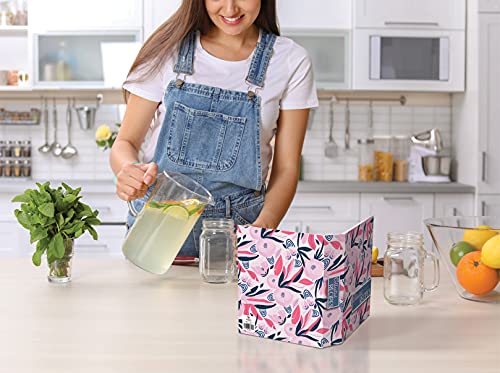 Better Kitchen Products Recipe Binder, 8.5" x 9.5" 3 Ring Binder Organizer Set (with 50 Page Protectors, 100 4" x 6" Recipe Cards & 12 Category Divider Tabs) Floral Design - Image 5