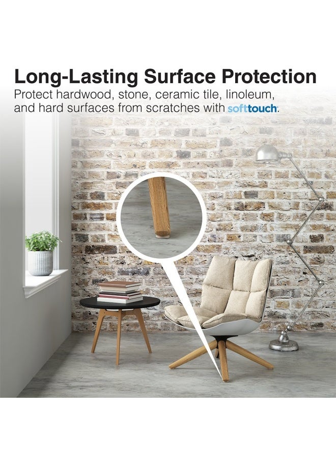 Supersliders 4912895N Assorted Size And Shape Value Pack Reusable And Self Stick Furniture Sliders And Felt Pads To Protect Flooring Surfaces Linen 52Pieces  - Image 3