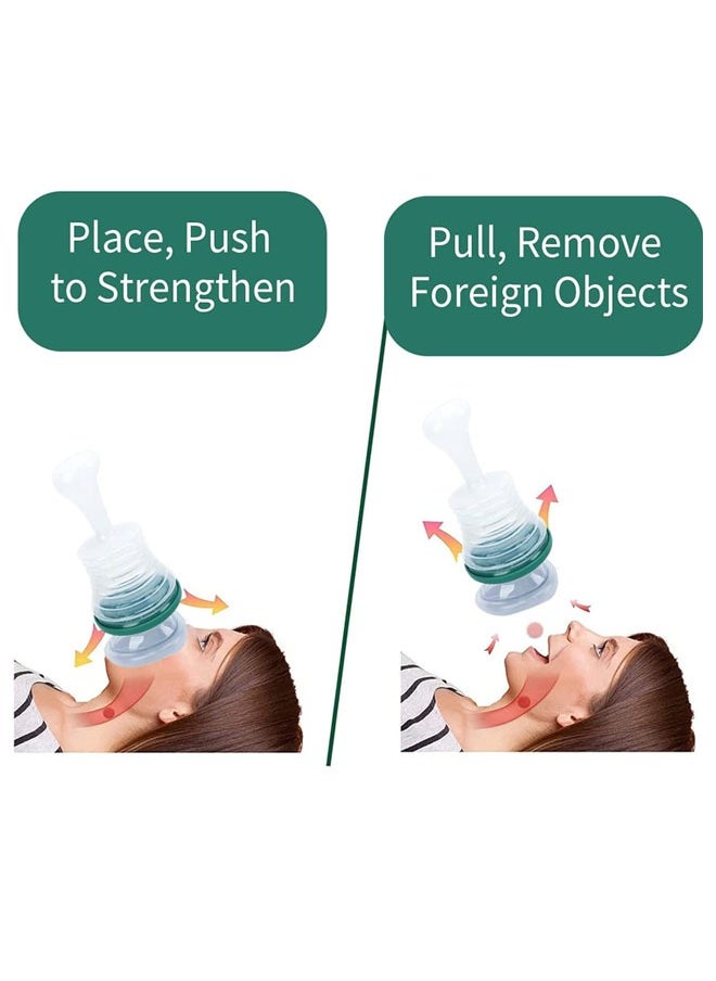 ماركة غير محددة - Choking Rescue Device Choking First Aid Choking Emergency Device Anti Choking Device for Kids and Adults,Family Removal Device for Removing Blocked Objects Choking Emergency Aid Device Rescue Device - Image 1
