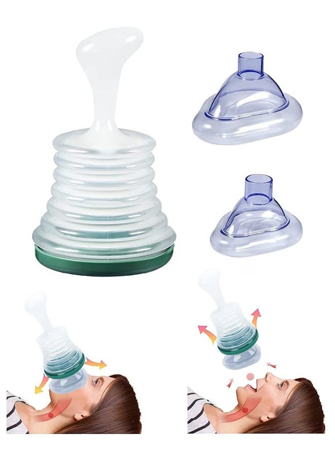 ماركة غير محددة - Choking Rescue Device Choking First Aid Choking Emergency Device Anti Choking Device for Kids and Adults,Family Removal Device for Removing Blocked Objects Choking Emergency Aid Device Rescue Device - Image 1