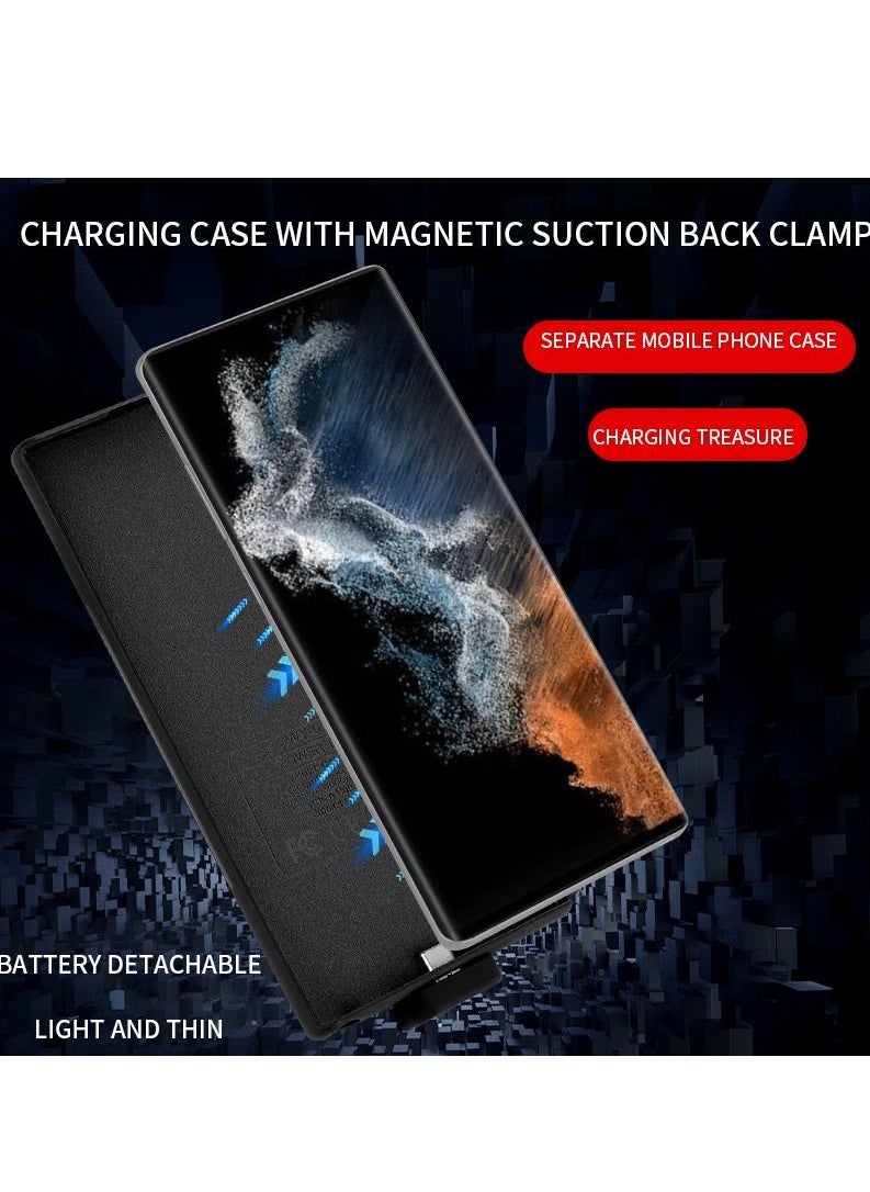 GULFLINK GULFLINK Wireless Protective Charging Case Cover  for Samsung S22ultra 5000mah black  - Image 5