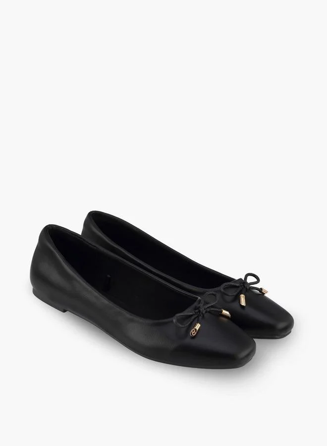 Celeste Women Bow Accent Ballerina Shoes