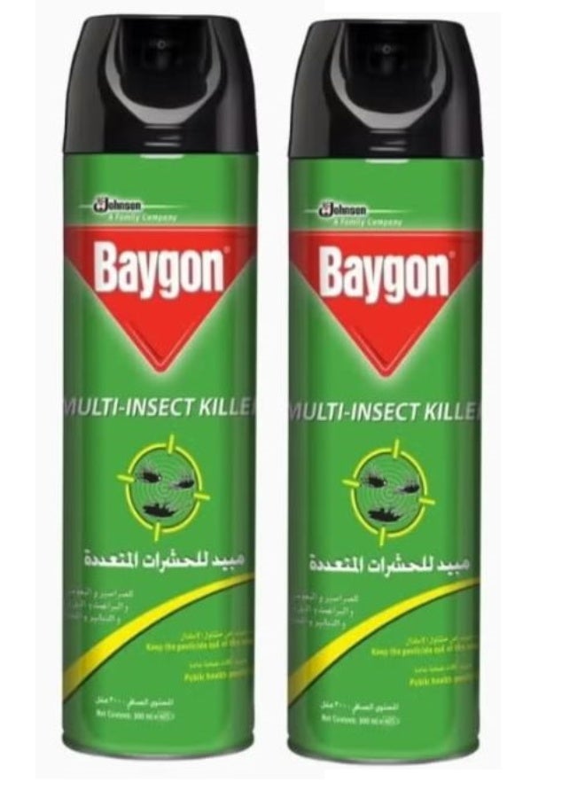 بايجون مبيد الحشرات والصراصير والنمل الأخضر 300 مل (عبوة من قطعتين) - Image 1