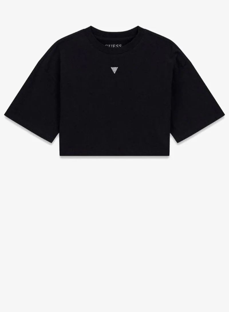 جس تي شيرت أساسي بياقة دائرية للشباب