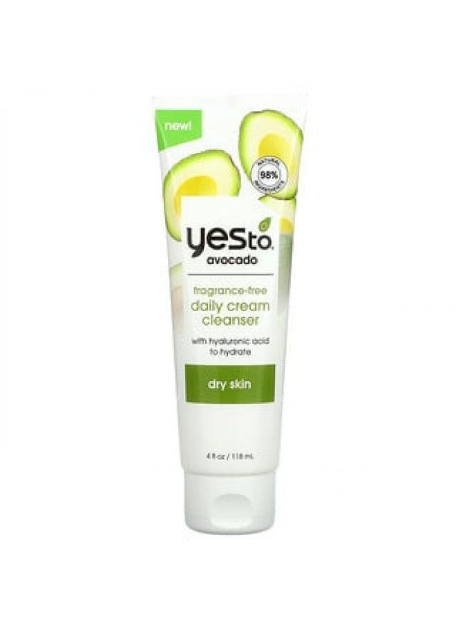 Yes To Avocado Daily Cream Cleanser Fragrance-Free 4 fl oz - pzsku/ZF80D8E3946E9750AB6EAZ/45/_/1648632405/aa60d6b4-48dd-4328-b4cd-616d00f76699