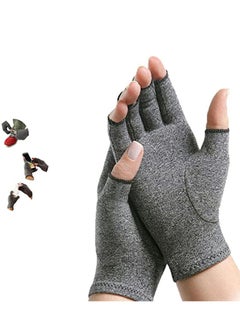 Generic Arthritis Compression Gloves, Women Men for Carpal Tunnel, Rheumatoid, Tendonitis, Fingerless for Computer Typing and Daily work for Pain Relief- (M) 1 Pair  - Image 1