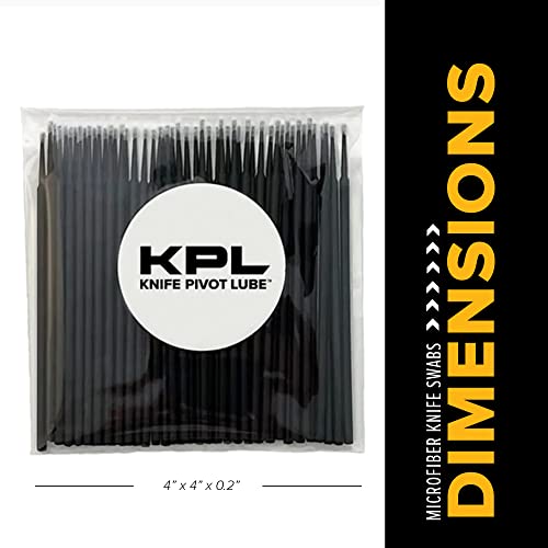 Knife Pivot Lube - KPL MicroFiber Knife Care Detail Swabs - Ultra-Precision Detailing Probes for Knife, Kitchen Cleaning Supplies, Pointed Swabs for Pocket Knives, Swab Applicators (50 Pack) - Image 4