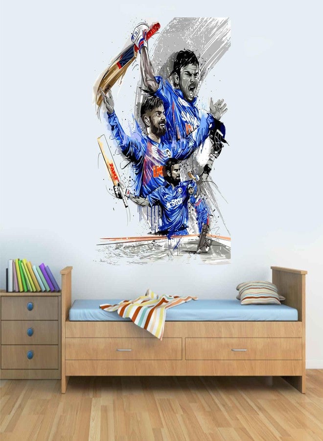 Wall Attraction Viral The Great kohli Wall Sticker & Mural Sticker for wall Size - 45x58cm NBD92 - Image 1
