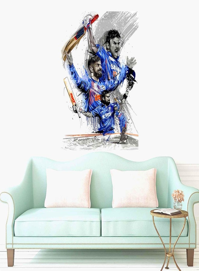 Wall Attraction Viral The Great kohli Wall Sticker & Mural Sticker for wall Size - 45x58cm NBD92 - Image 2