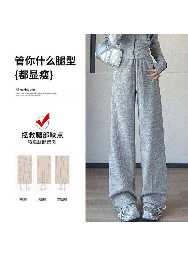 Hstyle Slim-fit Banana Wide-leg Pants For Women - 2025 Spring/fall Collection, Optional Extended Length, Loose Comfortable Athletic Tapered Pants, Slimming & Versatile Casual Trousers - Image 4