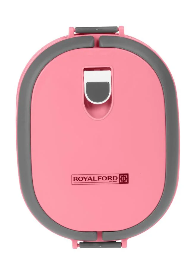 رويال فورد صندوق غداء ستانلس ستيل وردي