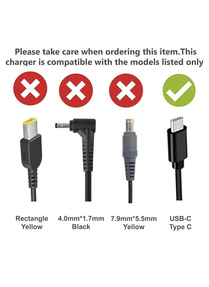 45W 20V 2.25A Type-C USB-C Lenovo ThinkPad X1 Tablet/Dell/HP/Google Chromebook/Asus zenbook3 Replacement Charger - pzsku/ZF80DC6F66FE325232CB4Z/45/_/1711693686/9aeb5edd-a7ce-4578-9509-8fc3baa09aa5