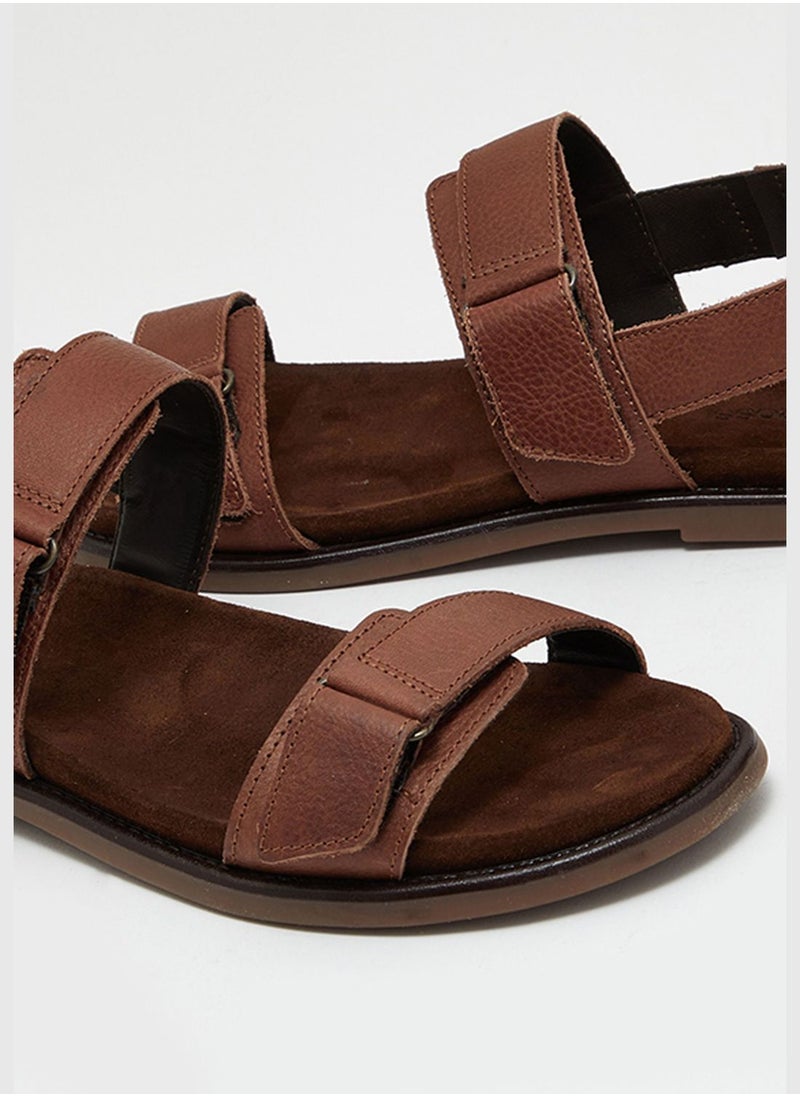 CCC Double Strap Leather Sandal  - Image 5