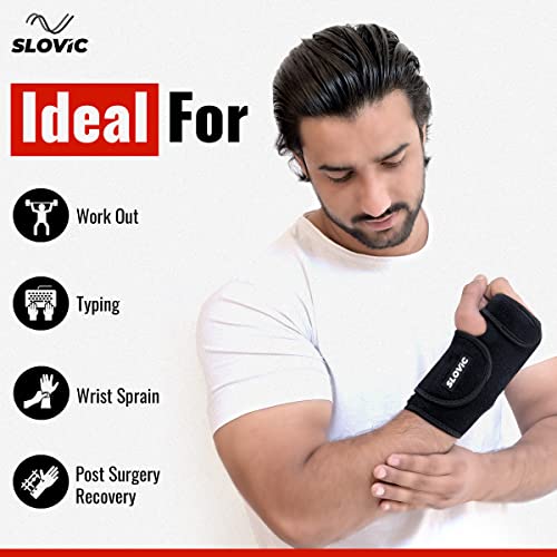 SLOVIC Wrist Support | Wrist Support for Men and Women | Hand Support for Pain Relief | Wrist Support for Workout | Hand Brace for Pain Relief | Wrist Support for Workout | Right Hand - Image 5