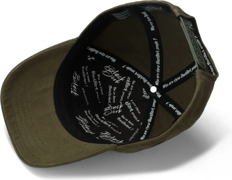 بلاك بورك BlackBörk V1 Kids Baseball Chameleon - Khaki Children's Hat (Cap) with 3 Code Logo