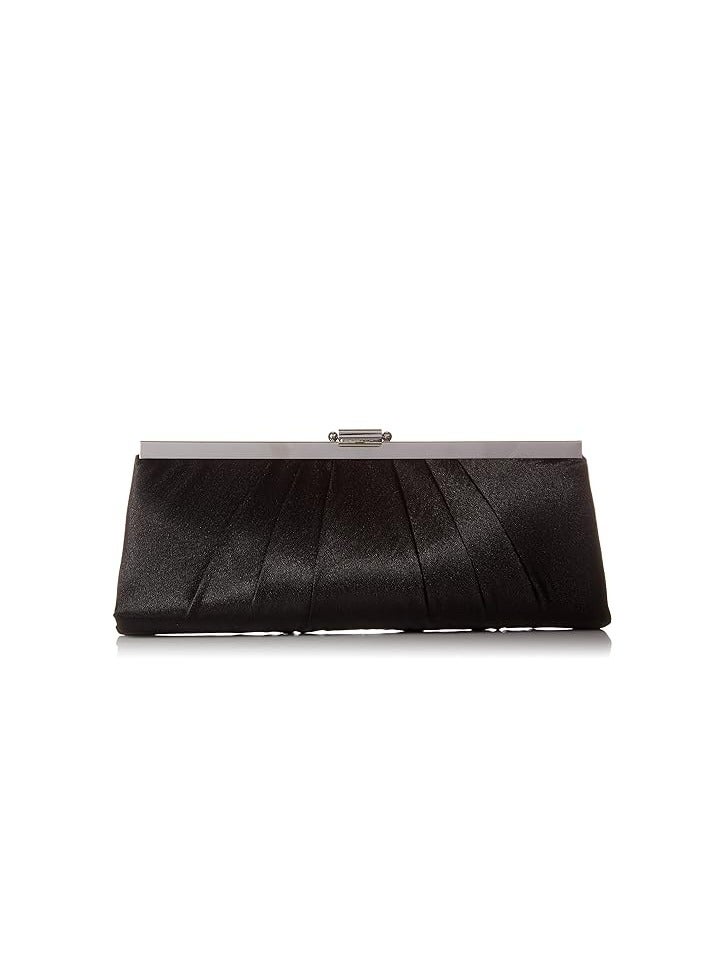 Blaire Women's Satin Frame Evening Clutch Bag Purse with Shoulder Chain Included