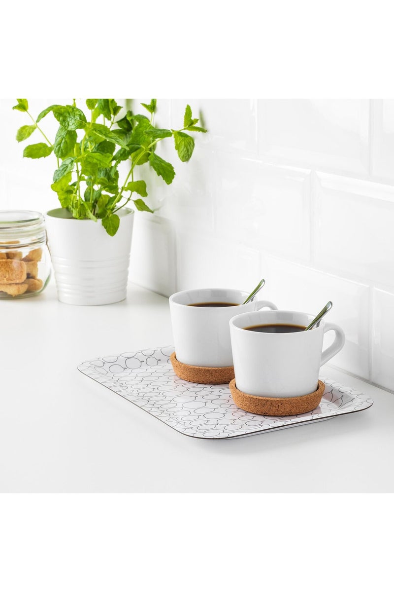 Tray, white, 28 x 20 cm - Image 2