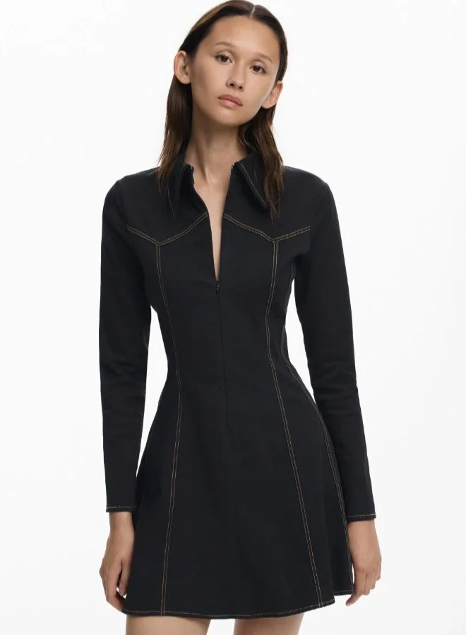 ديسيجوال فستان قميص بسحاب