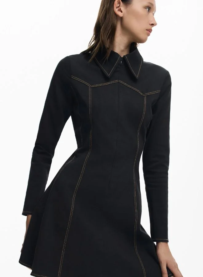 DESIGUAL Shirt Dress With Zipper
