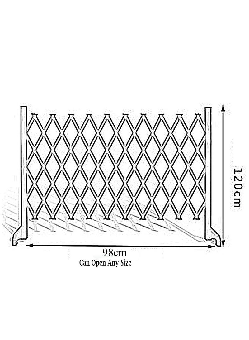 LINGWEI Wooden Fence Privacy Screen Freestanding Fences Dog Safety Fence - Image 4