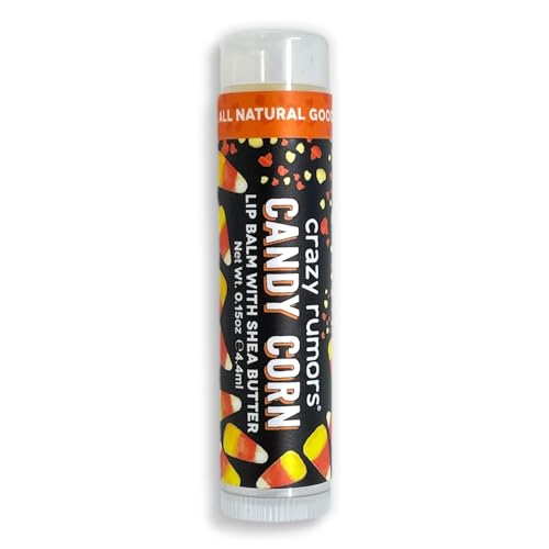 Crazy Rumors Candy Corn Lip Balm, 0.15 oz - Image 1