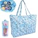 Hobekoee Crochet Bag Organizer Yarn Storage OrganizerPortable Yarn Bag with Multiple Pockets for Yarn Balls Knitting Crochet Accessories - Image 2