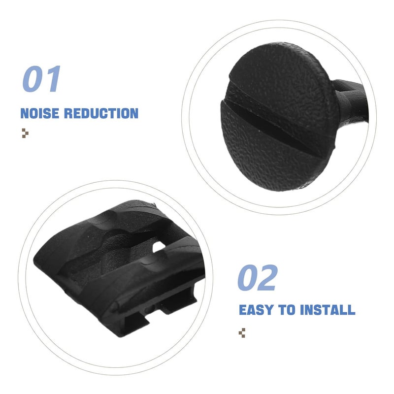 MAGICLULU 15pcs Front Bumper Clips Retainer Kit for Car Hood Cover and Engine Shield Fastener Replacement Push-Type Plastic Clips for Automotive Body Trim - Image 3
