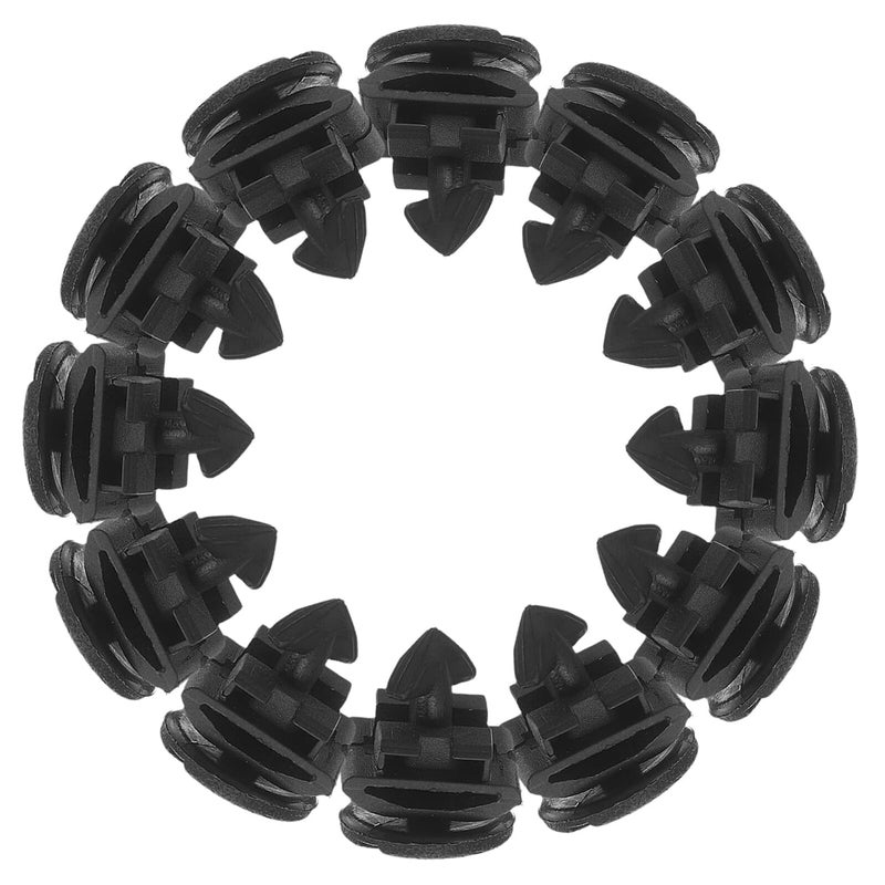 MAGICLULU 15pcs Front Bumper Clips Retainer Kit for Car Hood Cover and Engine Shield Fastener Replacement Push-Type Plastic Clips for Automotive Body Trim - Image 1