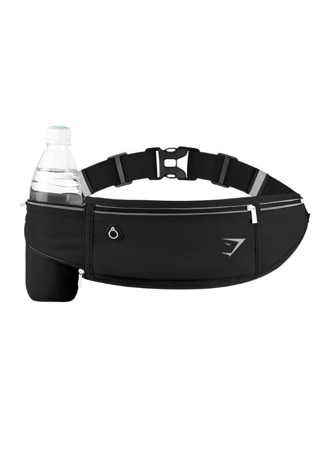 جيمشارك Gymshark Running Belt with Water Bottle Holder | Reflective Fanny Pack for Phone, No-Bounce Waist Bag for Gym & Sports Running Belt with Water Bottle Holder | Reflective Fanny Pack for Phone, No-Bounce Waist Bag for Gym & Sports - Image 1