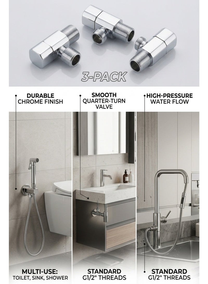 GT Multi-Scenario Connection Angle Valve – All-Purpose Household Water Supply Shutoff Valve - Image 2