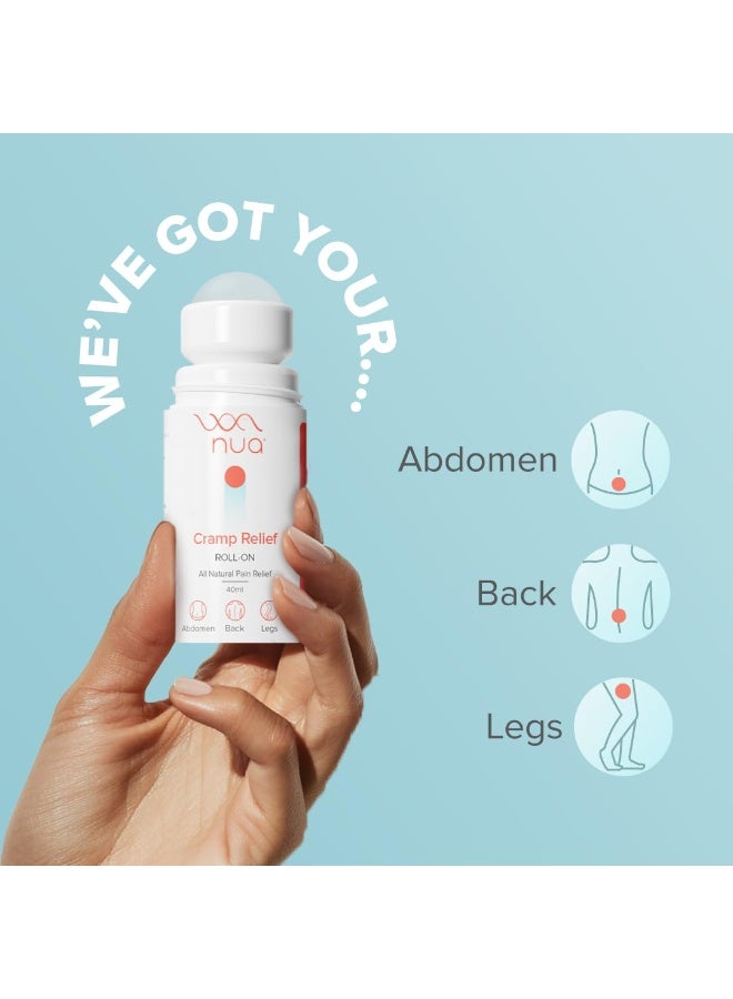 نوا رول أون لتخفيف التقلصات من نوا | راحة سريعة | طبيعي بالكامل | لآلام البطن والظهر والساقين | سهل الامتصاص | خالٍ من البقع | آمن على البشرة - Image 3