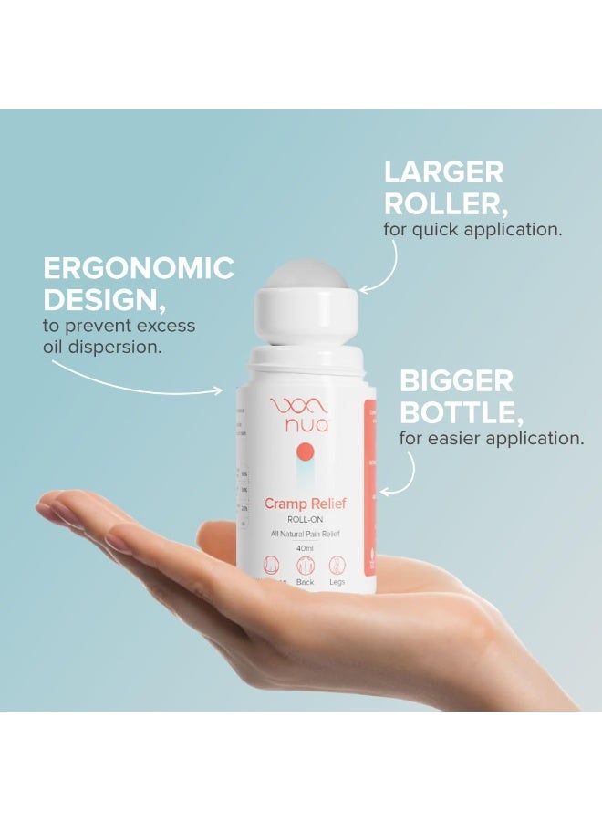 نوا رول أون لتخفيف التقلصات من نوا | راحة سريعة | طبيعي بالكامل | لآلام البطن والظهر والساقين | سهل الامتصاص | خالٍ من البقع | آمن على البشرة - Image 5