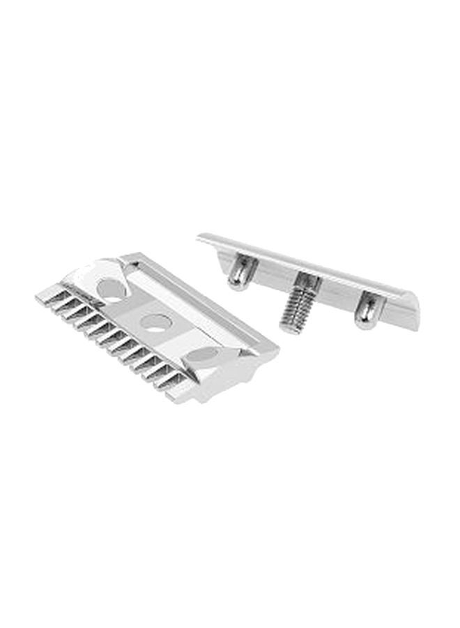 NIBEMINENT Open Comb Razor Head Silver - Image 3