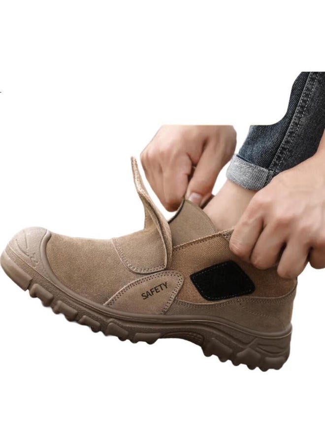 Jingtu Welder Safety Shoes Men Anti-Puncture Anti-Spark Anti-Splash Summer Breathable Wear-Resistant Safety Work Shoes 3027B 42 - Image 3