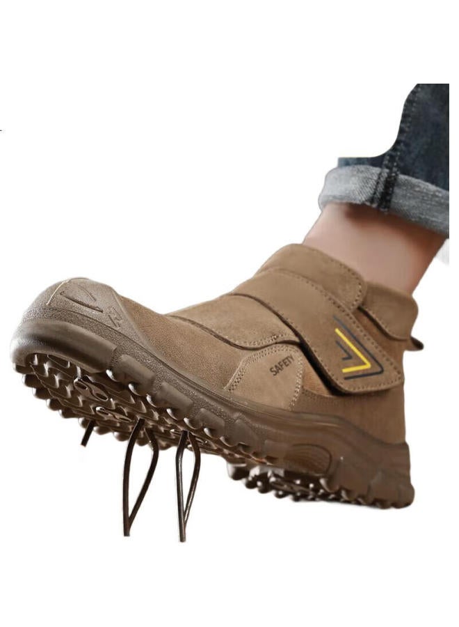 Jingtu Welder Safety Shoes Men Anti-Puncture Anti-Spark Anti-Splash Summer Breathable Wear-Resistant Safety Work Shoes 3027B 42 - Image 2