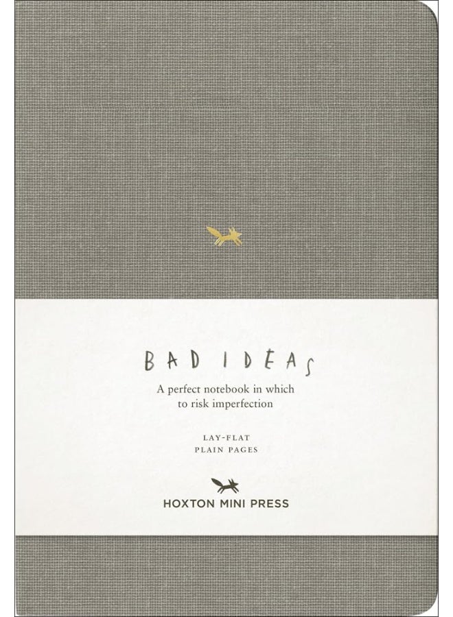 A Notebook For Bad Ideas - Grey/plain  - Image 1