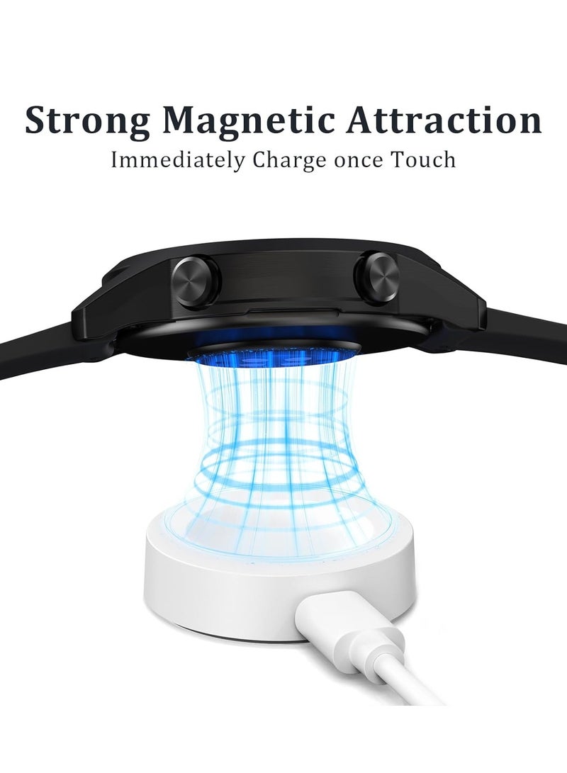 Wireless Charger Compatible for Huawei Watch GT1 GT2/GT2 pro, GT3/GT3 pro,GT4/GT4 pro,GT5/GT5 pro, GT 2e, Honor Watch Magic Magic 2, Honor Watch Dream/Honor Watch GS PRO - USB Charging Cable 100cm (White)  - Image 4