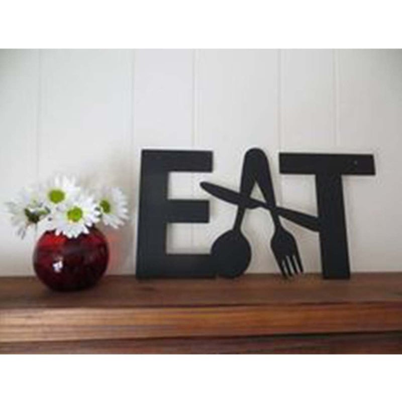 300Sparkles Kitchen Wall Decor Cutout for Home Room Office Cafe Decoration Coffee Corner Black - Image 5