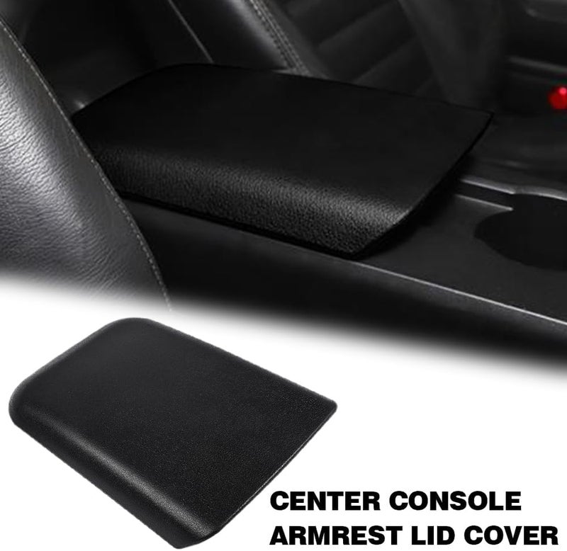 GPLUS Center Console Armrest Lid with Latch Compatible with Ford Mustang 2005 2006 2007 2008 2009 Replacement 5R3Z6306024AAC, 5R3Z-6306024-AAC Black - Image 2