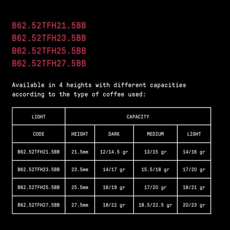verybarista سلة فلتر دقة IMS بيغ بانغ مصممة لرافعات بريفيل ساج 54 مم بدون قاع، إسبريسو مزدوج (h23.5) - Image 4
