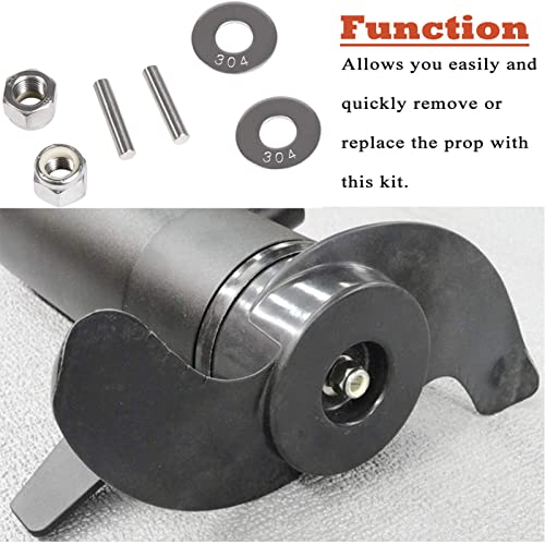 CASTNOO MKP-34 Prop & Nut Kit E Perfectly Suitable for Minn Kota Trolling Motor Including Prop Nut & Washer 1865019 - Image 2