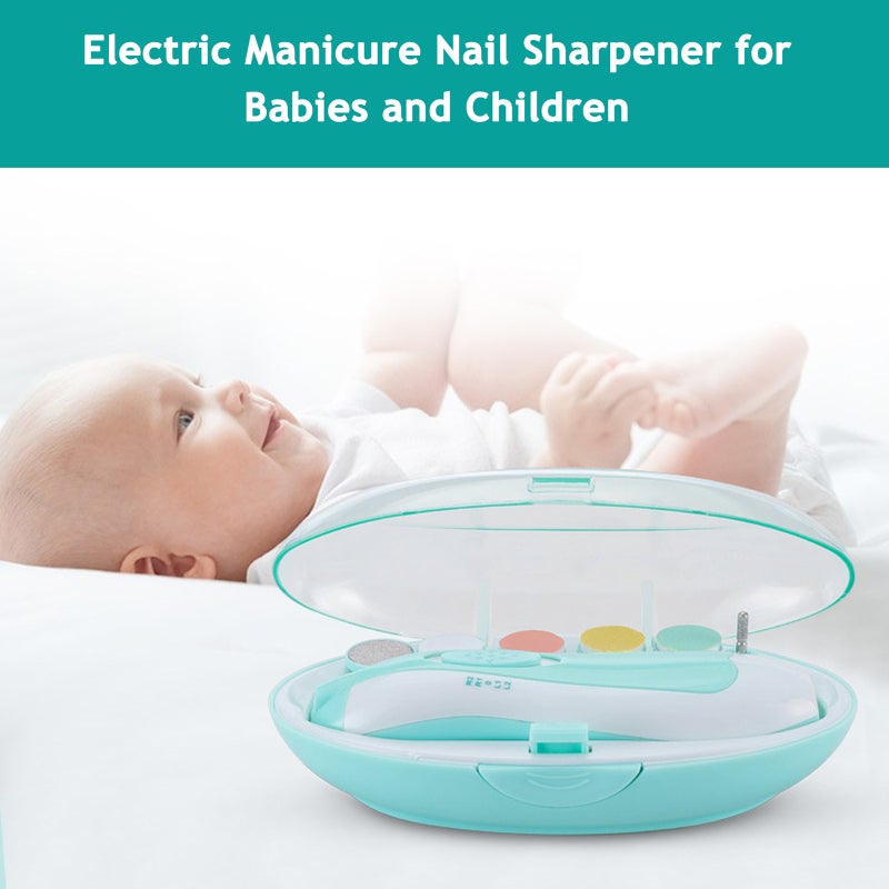 Baby Nail Trimmer: Pink Compact Quiet Design - Multi Grinding Heads Safe Quick Trim Nail Care for Newborns And Toddlers - Image 4