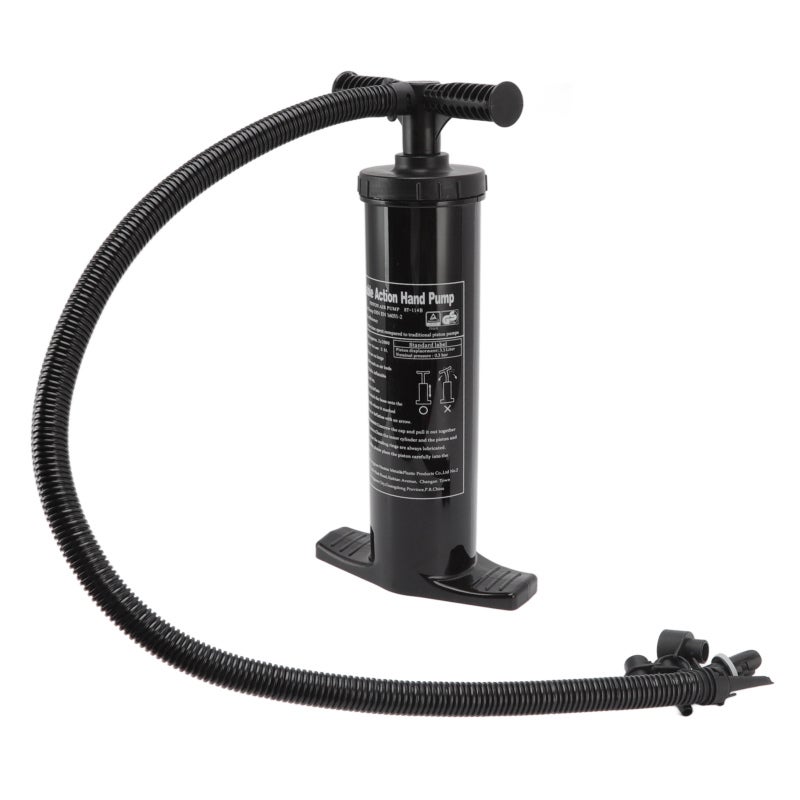 Stermay Manual Inflatable Pump: 2-Way Fast Inflation, Large Capacity Airflow - Durable Non-Corrosive Plastic Construction, Universal Valve Fittings for Inflatable Boats, Pool Rafts, Air Mattresses - Image 2